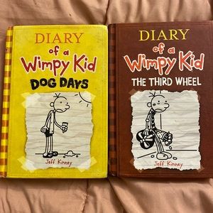 Diary of a wimpy kid books😁